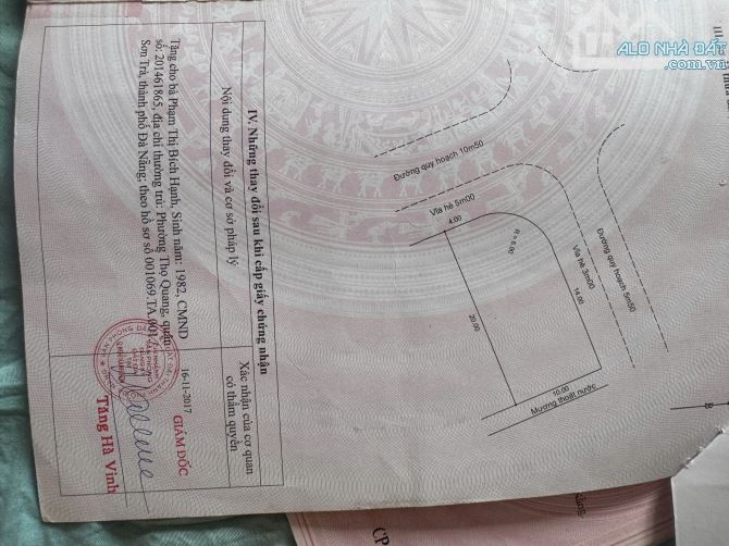 Bán lô góc 192m2 đường 10m5 Bùi Quốc Khái , khu Tân Trà cách biển chỉ 500m - 1