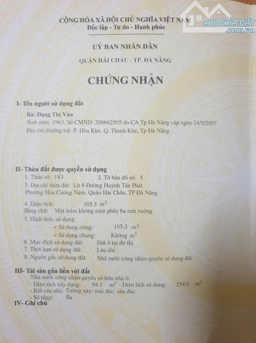 BÁN 5 LÔ ĐẤT MẶT TIỀN HUỲNH TẤN PHÁT - NGAY NGÃ TƯ VỚI PHAN ĐĂNG LƯU - GIÁ MỀM - 1