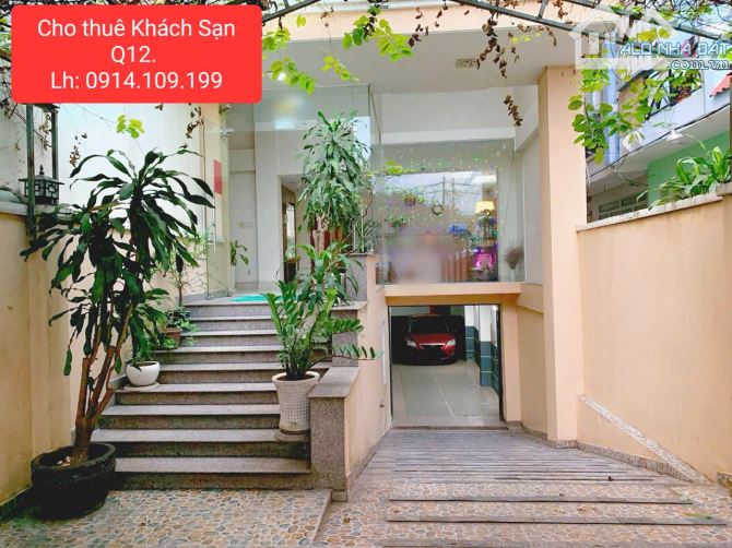 Cho thuê khách sạn 26 Phòng/Có Thang máy, mặt tiền Quận 12 - 1