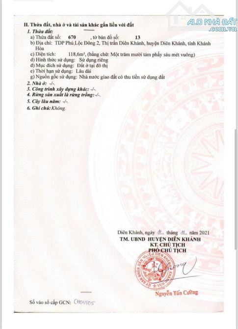 Nhà Mới Xây TT Diên Khánh, đường 2 ô tô né nhau - 13