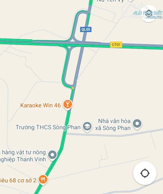 3.200 m2 phủ hồng, đất gần trường học, mặt tiền đường nhựa dài ngang sân bóng đá lớn, cách - 2