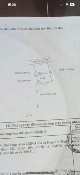 KẸT TIỀN BÁN GẤP – 2 NỀN PHÚ HOÀ 9 X 14 ,2  sổ sẵn đường thông - 3