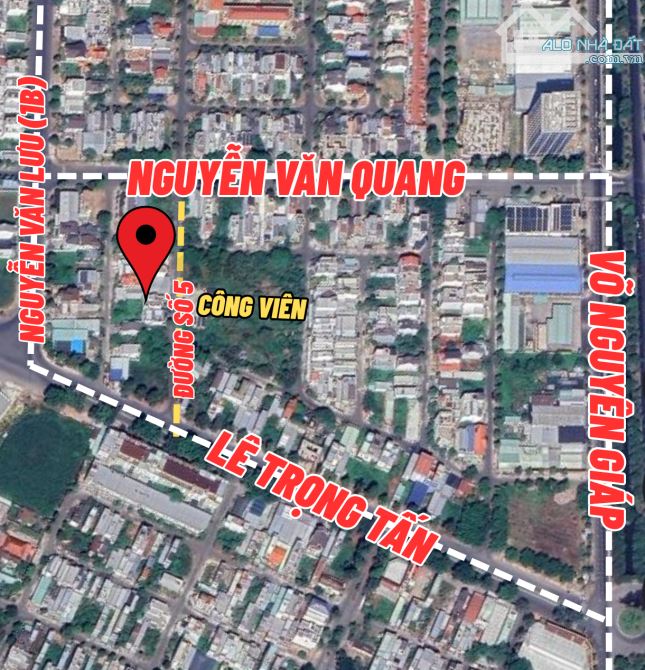 ❌️NỀN BIỆT THỰ ĐỐI DIỆN CÔNG VIÊN ĐƯỜNG SỐ 5 KDC XÂY DỰNG - 4