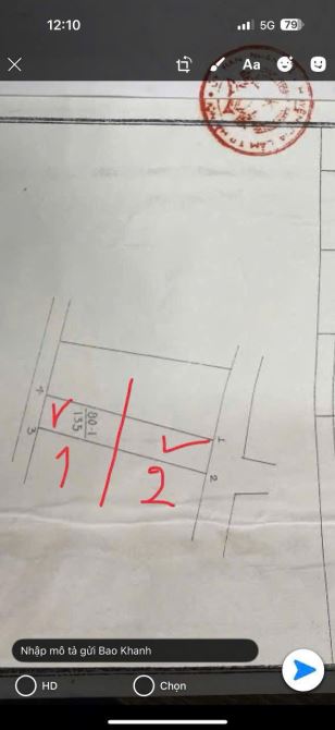 Bán nhanh đất TO phố Hoa Lâm - 2 mặt phố - 135m - 5