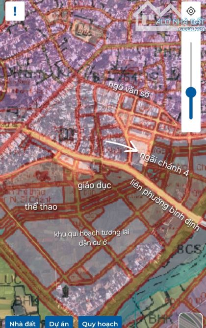 Bán đất Mặt Tiền Ngãi Chánh 4 , Nhơn Hậu dt 100m² ngang 5m chỉ có 980 triệu - 6