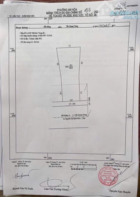 Bán nhà MT Nguyễn Thị Minh Khai,Nở Hậu(Sau là Bến Ninh Kiều Nối Dài), ĐN, 9.5 Tỷ - 6
