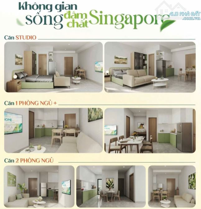 K-HOME APARTMENT 978 triệu/căn –Diện tích 45m² –Giá từ: 21,5triệu/m². - 7