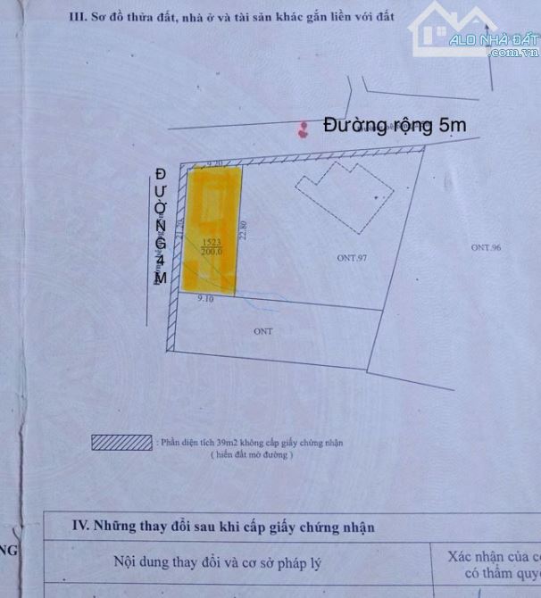 LÔ GÓC 191M2 (9.1 x 21) HOÀ PHONG ĐÀ NẴNG GIÁ NHỈNH 1TỶ. - 1