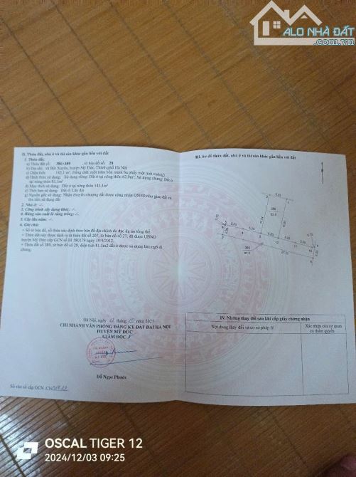 950tr có ngay lô Đất tại Bột xuyên, Mỹ Đức, Hà Nội.  Ô tô vào đất, gần cầu Mỹ Hoà - 1