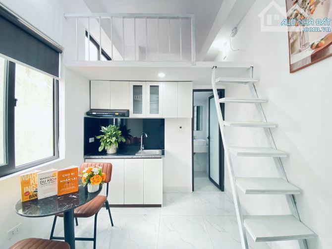 Cho Thuê CCMN Ngõ 41 Đông Tác Đống Đa 25m2 Studio Gác Xép Cửa Sổ Ban Công Thang Máy - 12