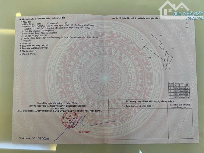 ĐẤT rẻ PHÚ NÔNG GẦN KĐT VĨNH ĐIỀM TRUNG, SÁT ĐƯỜNG CẦU DỨA PHÚ NÔNG ,FULL THỔ - 2