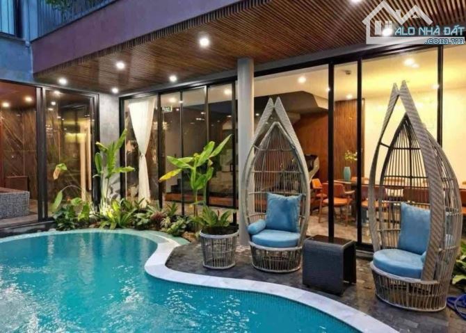 🎪 Cho thuê Villa hồ bơi 4 tầng mặt tiền Đoàn Khuê - Khu Nam Việt Á - Gọi Bi - 2