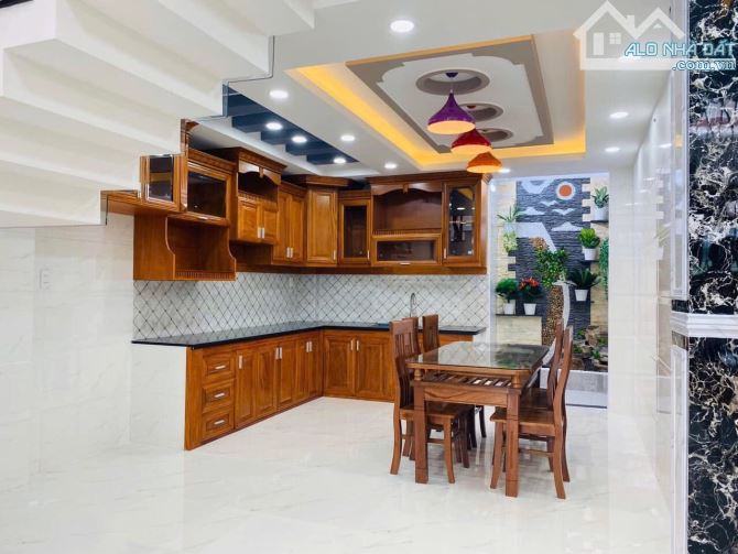 NHÀ ĐẸP MÊ LY 1 LỮNG 3 LẦU 4PN 5WC HẺM XE TẢI LÊ ĐỨC THỌ CHỢ AN NHƠN - 3