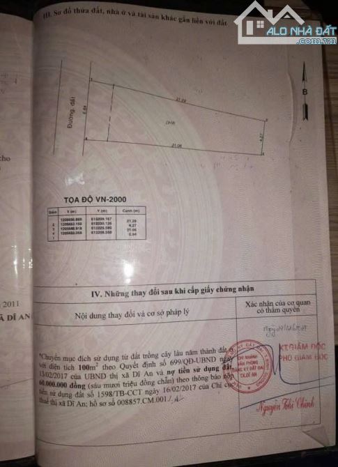 Đất gần hội trường Đông Hoà, phường Đông Hoà, TP Dĩ An - 4