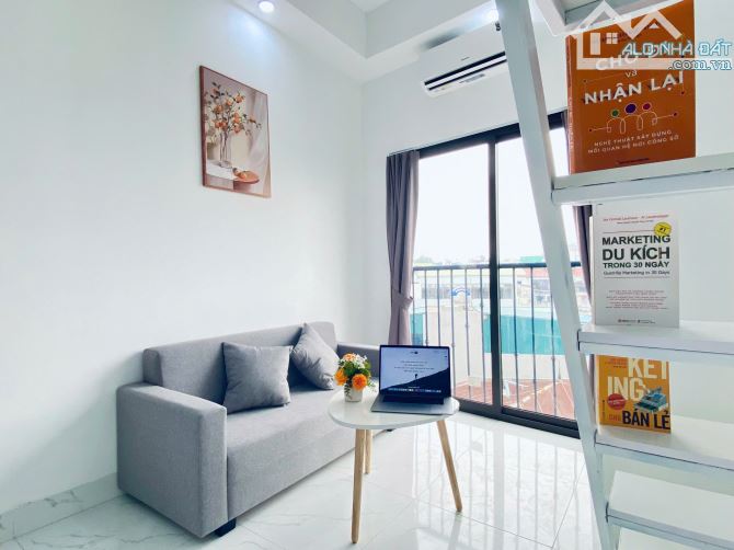 Cho Thuê CCMN Ngõ 41 Đông Tác Đống Đa 25m2 Studio Gác Xép Cửa Sổ Ban Công Thang Máy - 4