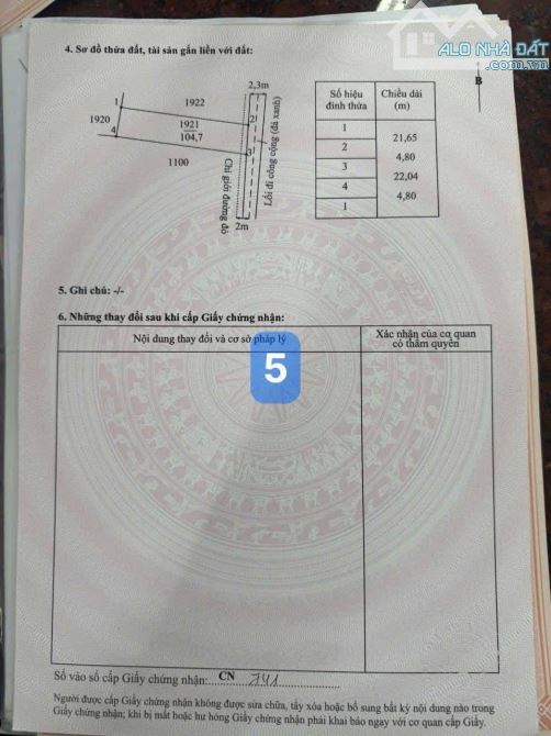 5 Nền F0 Đất Thổ Cư 4,8 x 21m. Đường ÔTô Sổ Hồng Riêng Thể Hiện Đường Giá Rẻ - 4