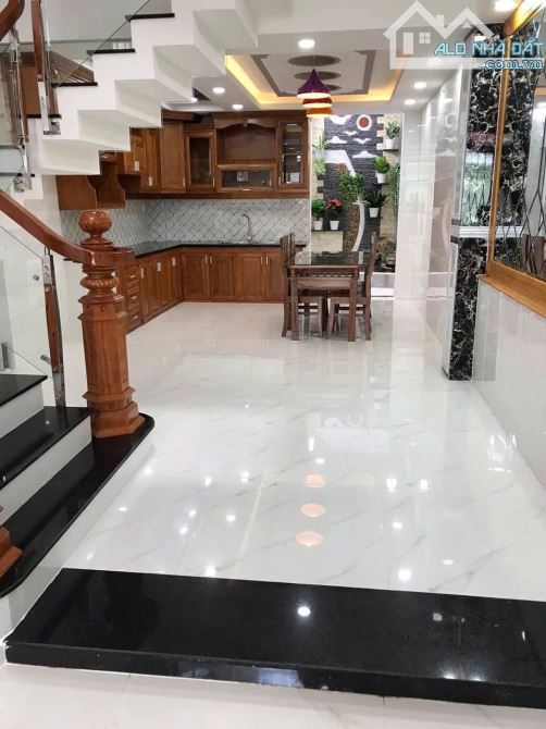 NHÀ ĐẸP MÊ LY 1 LỮNG 3 LẦU 4PN 5WC HẺM XE TẢI LÊ ĐỨC THỌ CHỢ AN NHƠN - 5