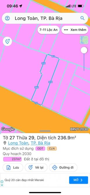 MẶT TIỀN ĐIỆN BIÊN PHỦ -P.LONG TOÀN-  TP BÀ RỊA DT 428m2 (  192m2 + 236,9m2 ) - 5