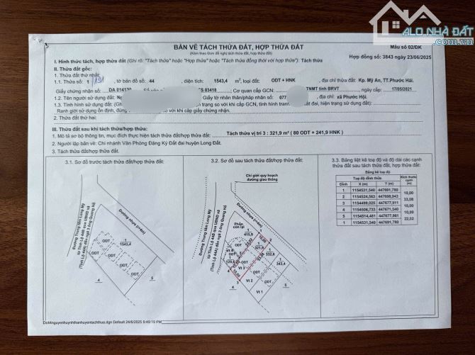 B2 LÔ LIÊN KỀ ĐỐI DIỆN TRƯỜNG TIỂU HỌC LONG MỸ - TT PHƯỚC HẢI ; CÁCH BIỂN PHƯỚC HẢI CHỈ 3K - 6