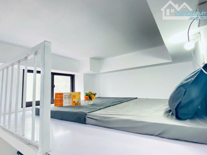 Cho Thuê CCMN Ngõ 41 Đông Tác Đống Đa 25m2 Studio Gác Xép Cửa Sổ Ban Công Thang Máy - 9