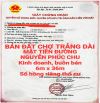 BÁN ĐẤT CHỢ TRẢNG DÀI MẶT TIỀN ĐƯỜNG NGUYỄN PHÚC CHU BUÔN BÁN SỔ HỒNG THỔ CƯ