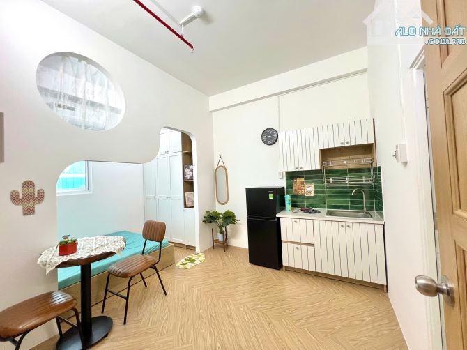 Căn hộ siêu xinh 1 PN, PK đủ nội thất 50 Trường Sơn Q. Tân Bình (Đi bộ qa Sân Bay)