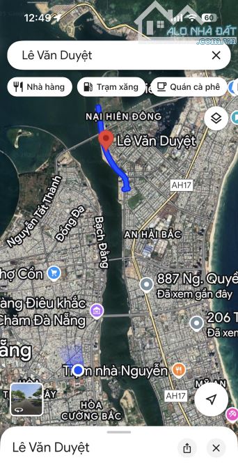 🌟 BÁN ĐẤT MẶT TIỀN LÊ VĂN DUYỆT  DT 290M2– SƠN TRÀ – VIEW SÔNG HÀN CỰC ĐẸP 🌟