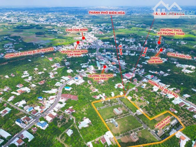 Lúa Non Cho Nhà Đầu Tư Hoặc An Cư với 12 lô tại phường Tân Triều,  cù lao sông Đồng Nai - 10