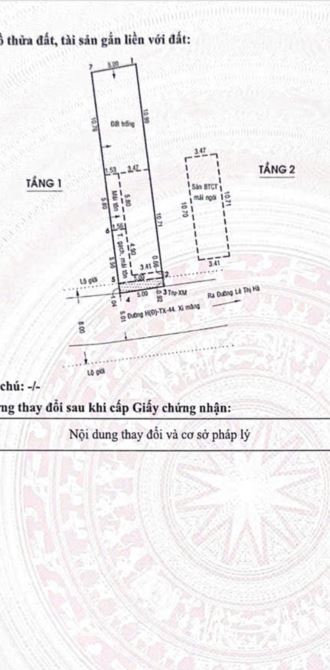 Đất Đẹp 10x23m Đường Tân Xuân 1, X.Tân Xuân Hóc Môn Giá 8.2 Tỷ Hẻm Xe Tải - 1