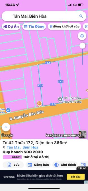 BÁN Mặt tiền đường Nguyễn Bảo Đức ,phường Tân Tiến cũ ,Biên Hoà - 1