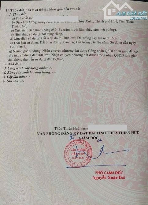 Bán đất Mặt tiền Đồng Khởi - Phường Thuỷ Xuân - 3