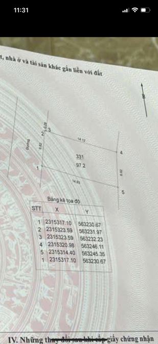 Bán đất Đông Thượng, Đông Yên, Quốc Oai 📐 Diện tích: 97.2m² | Mặt tiền: 6.2m - 3