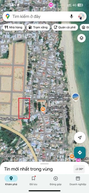 Cần bán lô đất 250m2 ngang 10m cách bãi tắm Cát Tiến 100m hơn - 3