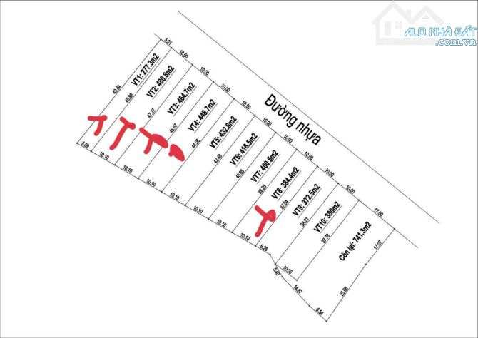 Bán đất F0 Đường nhựa tim vàng ngay QL55 sát bên khu nhà vườn xã Láng Dài , Long Đất - 5