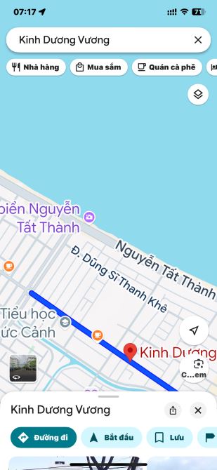 ⸻  Bán đất mặt tiền Kinh Dương Vương, Liên Chiểu, gần biển Nguyễn Tất Thành – diện tích 1
