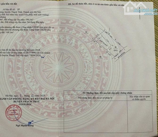 Bán nhanh lô đất 274m2,mặt tiền rộng gần 12m tại Luồng Lặt Yên Trung, giá loanh quanh 3 tỷ
