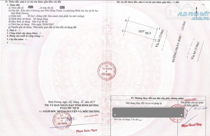 Bán nhà 1T3L 5x14m, đường D6 (rộng 22m) KDC Phú Hồng Thịnh 6 p.Bình An - 1