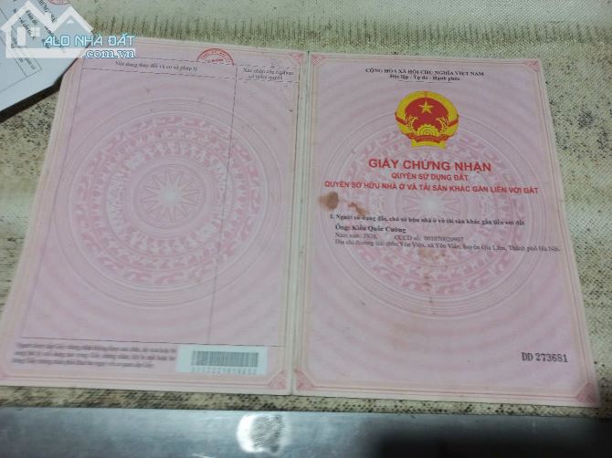 CHÍNH CHỦ CẦN BÁN LÔ ĐẤT NỞ HẬU – VỊ TRÍ ĐẸP – PHÙ ĐỔNG, GIA LÂM - GIÁ THỎA THUẬN