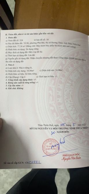 CẦN BÁN GẤP NHÀ MẶT TIỀN KINH DOANH LÝ ĐẠO THÀNH – TRUNG TÂM PHÚ BÀI - 2