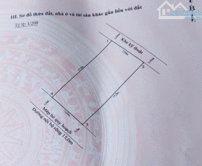 105m2 đất Lô 26 Lê Hồng Phong - Ngang 7m - Đường 15m - 2