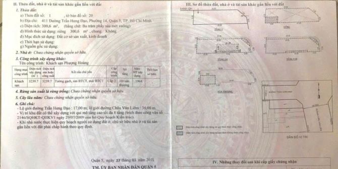 Tòa nhà 411 Trần Hưng Đạo, Phường 14, Quận 5 DT 9.15 x 35.6m CN 300.6m2 10 lầu HĐT 30.000$ - 3