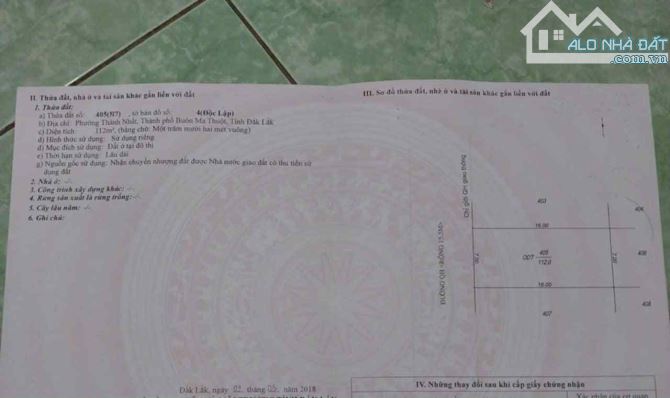 Bán đất đường Nguyễn Phúc Chu, P.Thành Nhất , TP BMT - 5