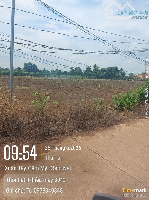 Bán 16000m2 đất ấp 4 xuân tây cẩm mỹ