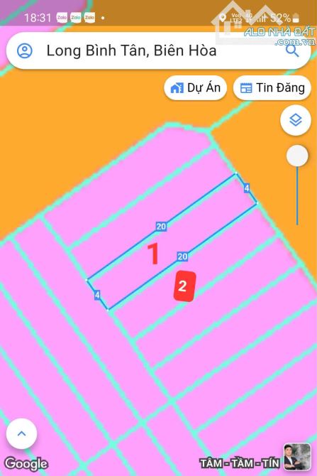 bán lô đất khu AN HƯNG PHÁT p. Long Bình Tân tp. Biên Hòa