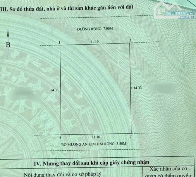 bán Mặt Đường đối diện cổng A siêu thị Aeon Mall - Lê Chân_ Hướng Nam siêu Vượng