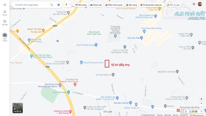 Bán dãy trọ MT đường Thuận Giao 17, p.Thuận Giao, Tp.Thuận An - 1