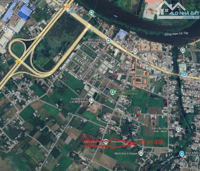 Đât đường nhánh lộ Xuân Hòa,   Lợi Bình Nhơn TP Tân An - 2