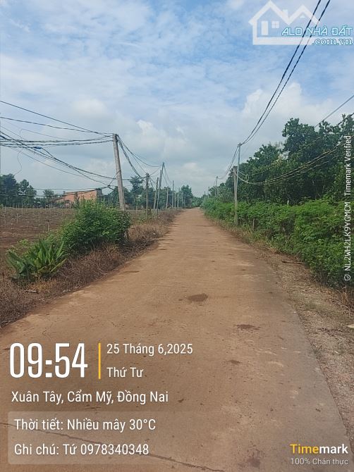 Bán 16000m2 đất ấp 4 xuân tây cẩm mỹ - 1