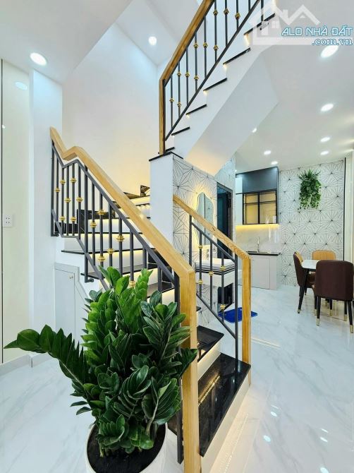 NHÀ 3 TẦNG HẼM 8M NGUYỄN ÁNH THỦ,Q.12,NGANG 4M,56M2,NGAY NGÃ 3 ĐÔNG QUAN,5,7 TỶ,(TL), - 2