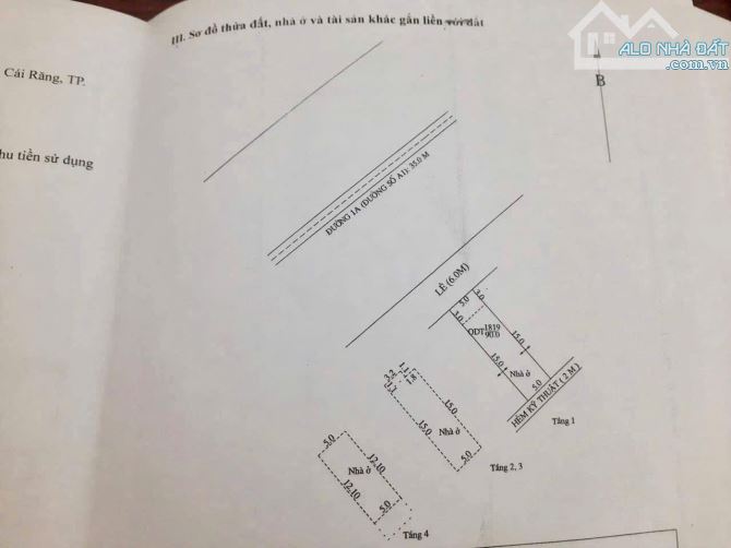 BÁN NHÀ MẶT TIỀN ĐƯỜNG LÝ THÁI TỔ, HƯNG PHÚ, CÁI RĂNG - 3